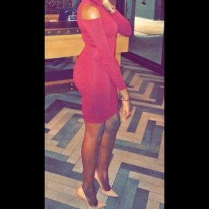 Long Sleeve Turtleneck Bodycon Women's Maxi